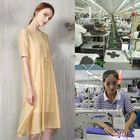 Semi-transparent Custom Clothes Women Dress Made In Italy