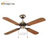 Cheap powerful 220v ceiling fan lamp discount 4 wood blade outdoor ceiling fans with lights