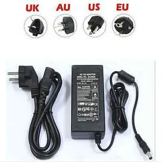 DC 12V 5A 60W Power Supply AC adaptor Charger Line for 5050 3528 Led Strips