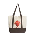 Recycle fashion Canvas Shopping Handle Bags for ladiy tote cotton bag grocery bag