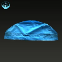 Disposable Surgical Nurse Blue Nonwoven Hair