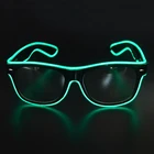 Hot Selling EL Light Up Sunglasses LED Glasses For Promotional Events And Party Supplies