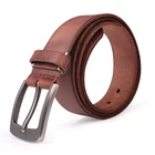 leather belt blanks strong man pin buckle genuine cowhide leather man style