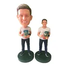 Polyresin custom Bobble head dolls with shaking head resin figurine