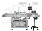 SKILT Automatic round jars bottle cans labeling machine with date printer