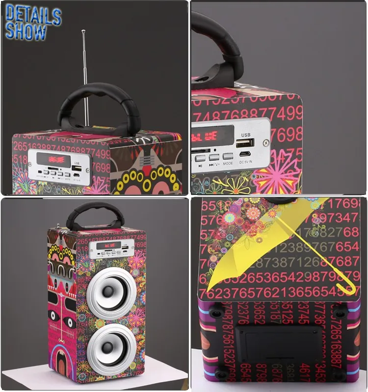 Outdoor BBQ radio fm wireless speaker system - ANKUX.COM
