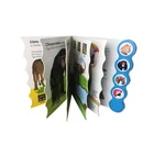 4 buttons children learning toy push button animal story sound book