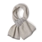 knit 100 pure cashmere wool shawls scarf private label female cashmere thick gauge cable knit wrap stole shawl