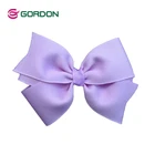bright 15 cm grosgrain ribbon Baby Girl Flowers Accessories plain butterfly hair bow clip