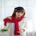 Majored china scarf factory knitted fashion winter Acrylic Warm knitting scarf