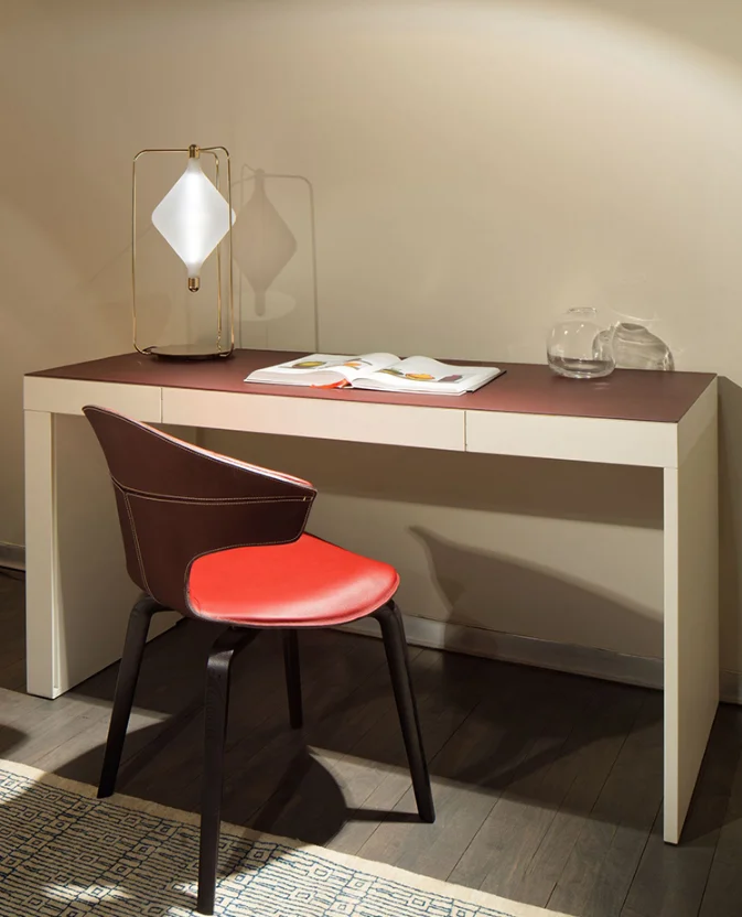 High quality indoor bedroom study home modern simple iron glass desk table lamp