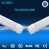 American project 100v-277v 110lm/w 40w 8 ft t8 high output cheap ul 8feet tube
