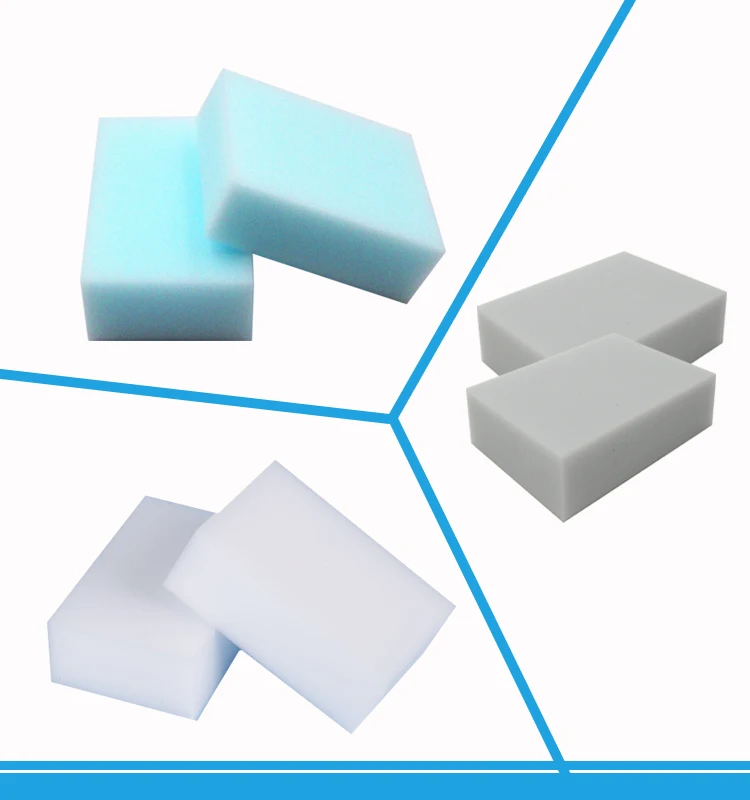 Kitchen Cleaning Materials Dish Washing Scouring Pad Compressed High Density Nano Eraser Melamine Magic Sponge