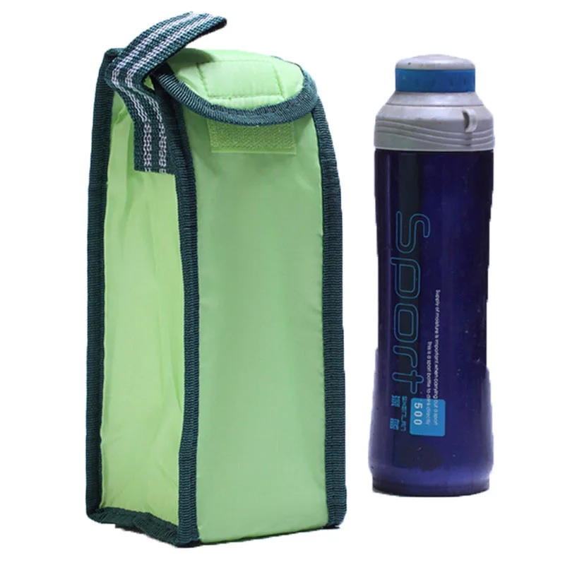 High Quality Thermos Baby Feeding Bottle Warmer Milk Water Bottle Cover Square Baby Bottle Cooler Storage Bag With Handle