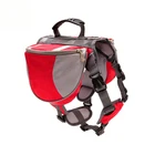 Polyester Dog Saddlebags Pack Hound Travel Camping Hiking Backpack Saddle Bag for Small Medium Large Dogs