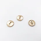 Custom 12mm metal shirt button with two holes
