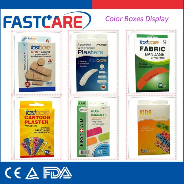 Pe Pvc Fabric Color Band Aid For Wound Care Buy Color Band Aid,Color