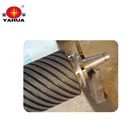 Fantastic quality durable conductive squeeze rubber roller for metallurgy