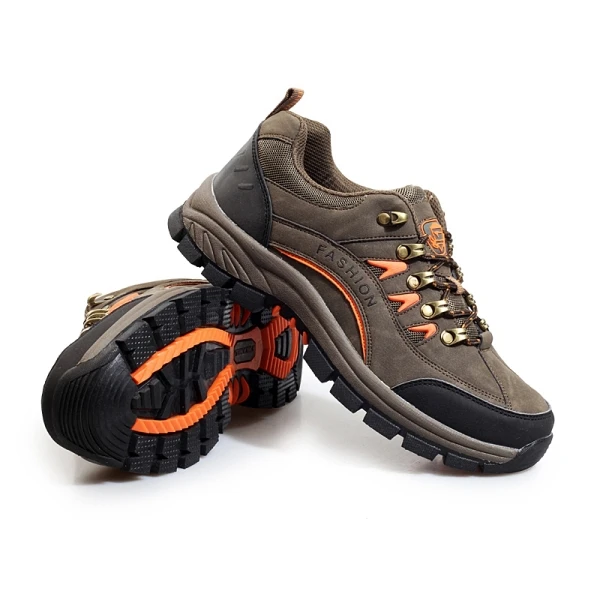 Outdoor Sport Quality Men Hiking / Climbing Shoes EU Size 39-44 Military Style Army Green / Grey / Brown Man Lace-up Shoes
