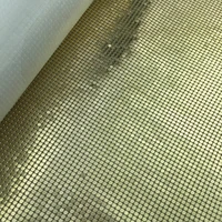 Bag Garment Metallic Sequin Gold Aluminum