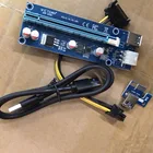 VER009s Pci e riser 6Pin LED 009 009s PCI-E x1 to x16 riser card Mining Machine