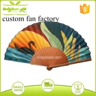 handicraft painting spanish wooden folding fan