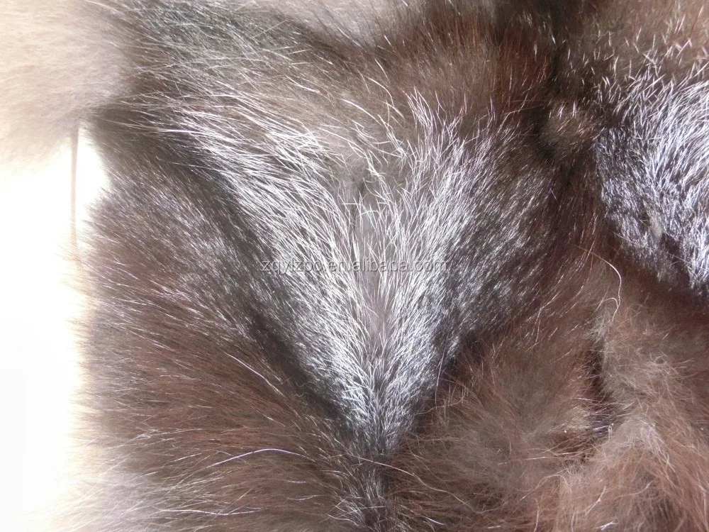 2016 high quality real fox fur pelt blanket/fox fur skin plate