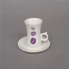 Turkish popular custom logo antique hotel modern coffee cup with saucer