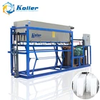 Koller 3000kg/day block ice pop making machine with r22a refrigerant for food processing