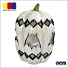 OEM Good Quality White Ceramic Pumpkin Lantern For Halloween