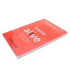 High Quality A5 Size Custom design gloss Lamination paper Softcover education books talk book printing