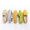 Customized Genuine Leather Loafers Flats Casual Moccasin Indoor Women Shoes