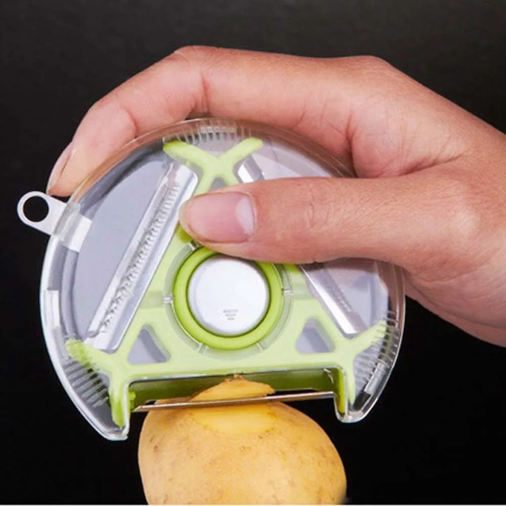 Multifunctional 3 in 1 Kitchen Peeler Grater Slicer Cooking Tools Vegetable Potato Peeler Zester Cutter Rotatable Utensil KC1072