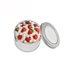 Food Grade Christmas Mini Round Fruit Cake Tin Can
