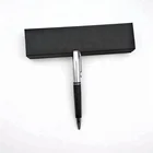 Customized creative stitching PU foreskin press ballpoint pen leather set gift pen