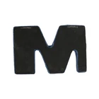 Wall Hanging M Alphabet Shape decor Creative Home Decor