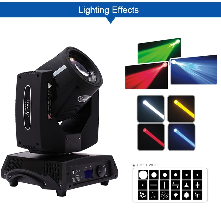 Manufacturer dmx512 spot led gobo stage lighting 350watt sharpy beam moving head light