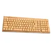 New design wireless bamboo keyboard&mouse comb with goood quality
