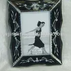 Customize crystal glass baby picture photo frame with high quality