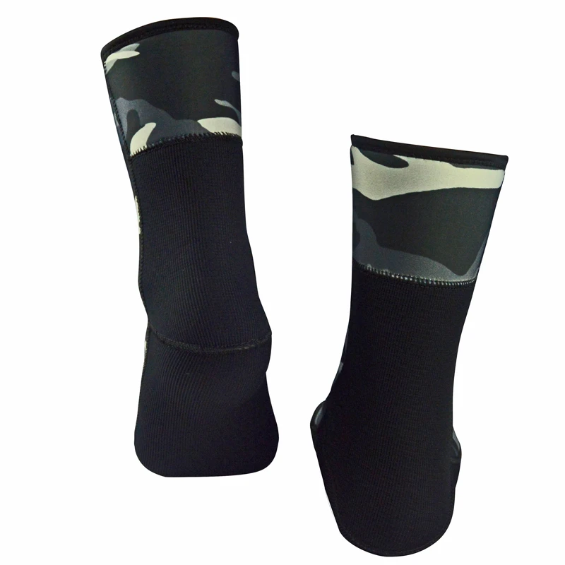     men's women's 7mm neoprene diving socks for winter fishing underwater hunting spearfishing scuba diving 06