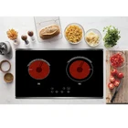 H-one Temperature Panel Single Ending Drive Aluminum Coil Two Burners Built In Induction Range Top For Kitchen