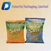 colorful printed food bag for chips aluminum foil packaging heat seal bags