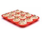 Silicone 6 Holes Domed Round Shape Cake for Hemispherical Chocolate Jelly Pudding Baking Mold