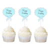Free Shipping 24 PCS Birthday Cake Topper Birthday Cupcake Topper Happy Birthday Cupcake Toppers
