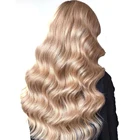 Cuticle Aligned Virgin Human Hair 613,613 Blonde Virgin Hair,613 Blonde Bundles With Closure,Blonde Hair Weave Bundles