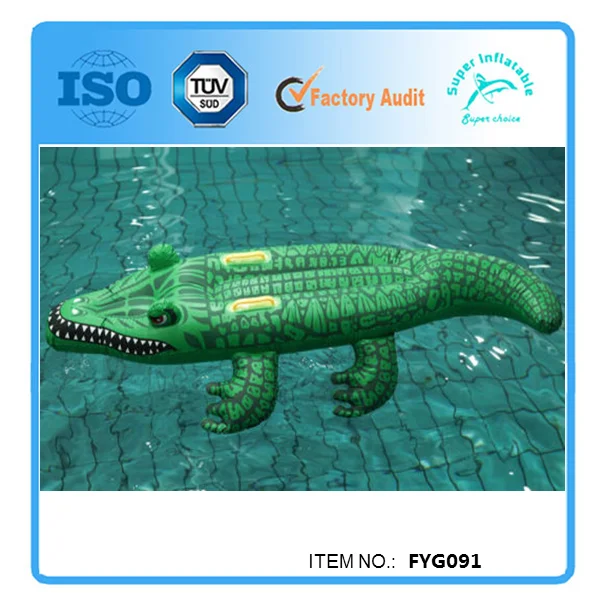 alligator inflatable pool toy