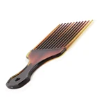 Xinlinda brand hot selling best quality durable amber color head massage beard comb
