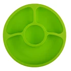 Toddler Silicone Baby Divided Plates Set- BPA Free Feeding Dishes Plates for Kids