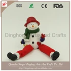Lovely Small Santa Claus,Plastic Gifts Maker Flying Santa Claus Toy