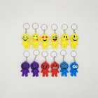 best- selling custom make soft plastic key chain emoji rubber toys
